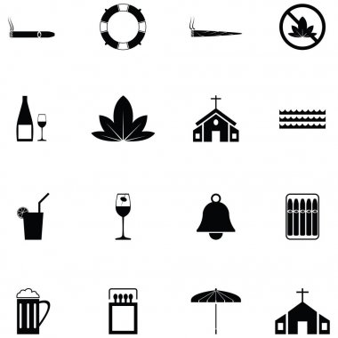 Küba Icon set