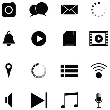 Medya Icon set