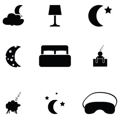 gece Icon set