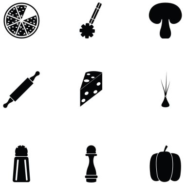 Pizza Icon set
