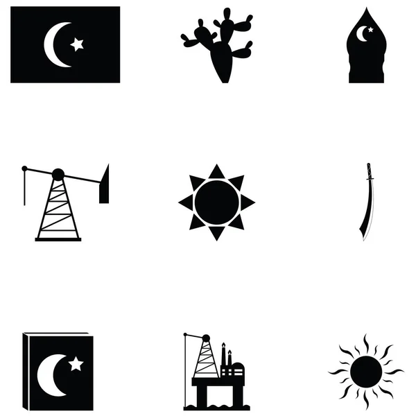 Arabische Symbole gesetzt — Stockvektor