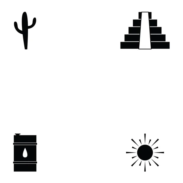 Ensemble d'icônes arabes — Image vectorielle