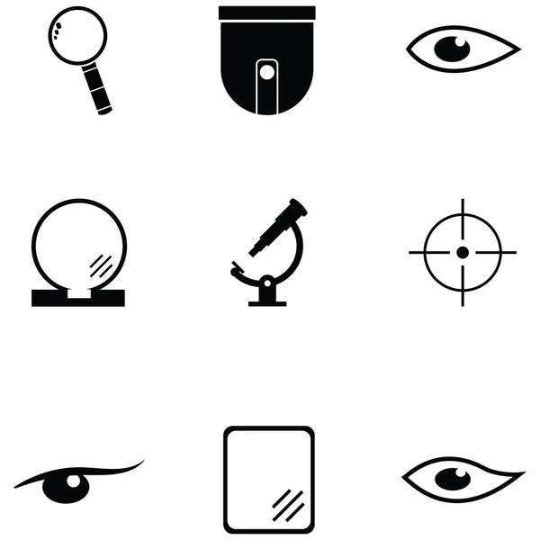 Icon set bak — Stok Vektör