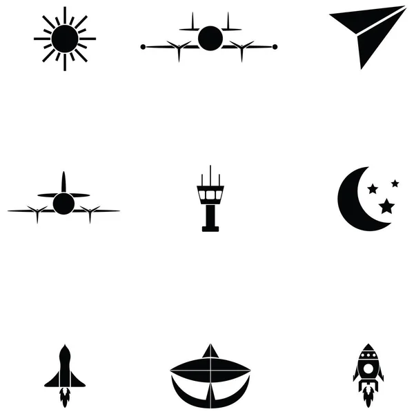 Gökyüzü Icon set — Stok Vektör