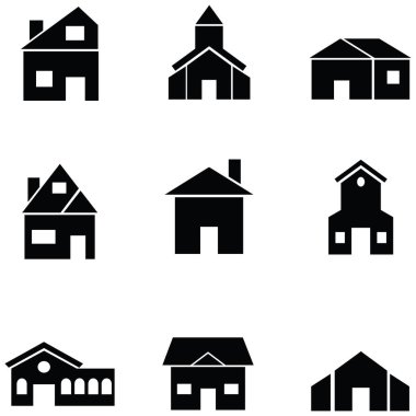 Icon set bina çiftlik