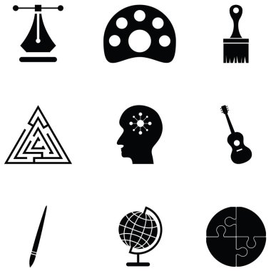 yaratıcılık simgesi seti