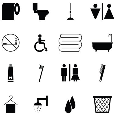 tuvalet Icon set