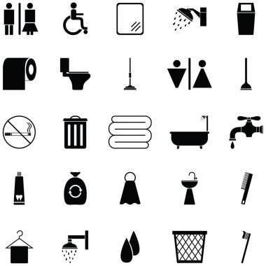 tuvalet Icon set
