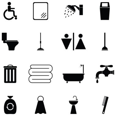 tuvalet Icon set