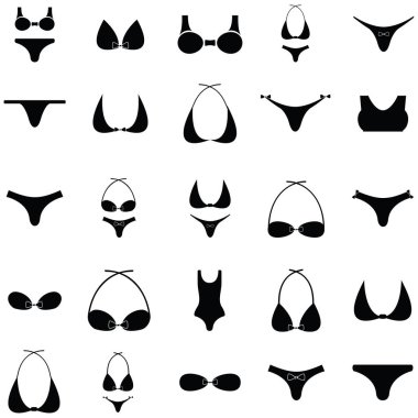 Bikini Icon set