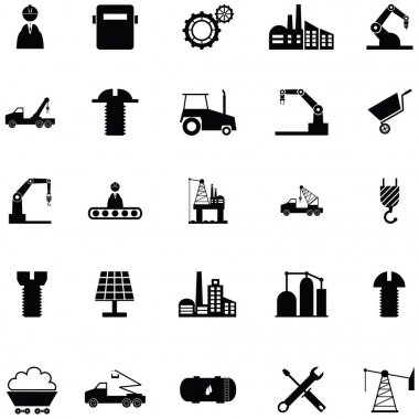 Endüstriyel Icon set
