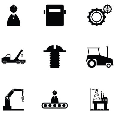 Endüstriyel Icon set