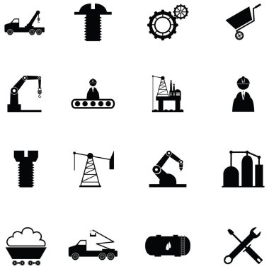 Endüstriyel Icon set