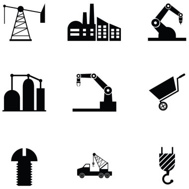 Endüstriyel Icon set