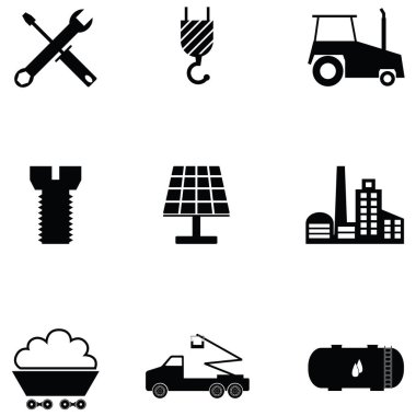 Endüstriyel Icon set