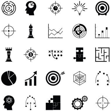 Strateji Icon set