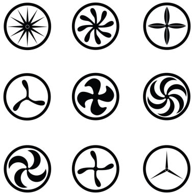 türbin Icon set