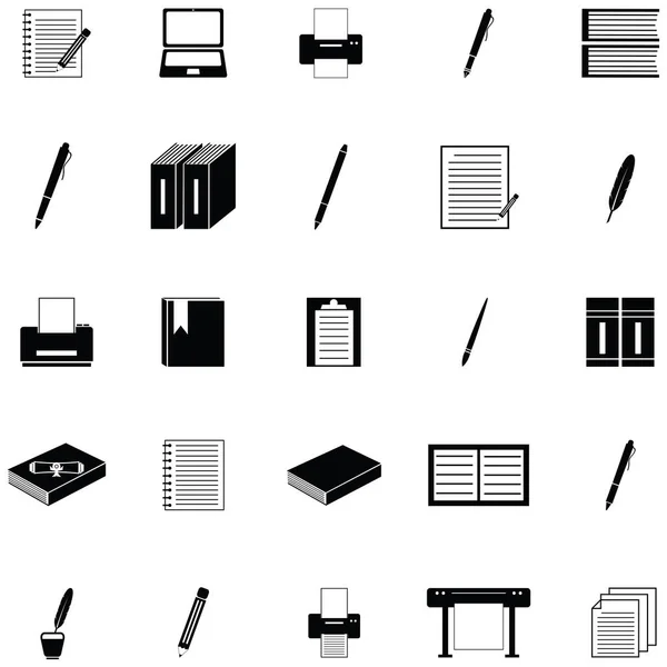 Schrijver pictogramserie — Stockvector