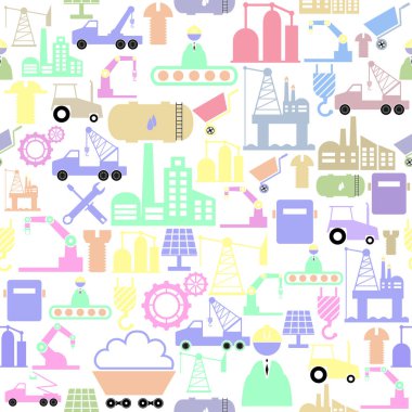 endüstri sorunsuz desen arka plan simgesi.