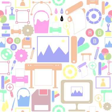 sorunsuz desen arka plan simgesi yazdırma.