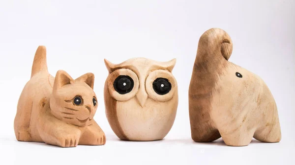 Bonecas de madeira — Fotografia de Stock