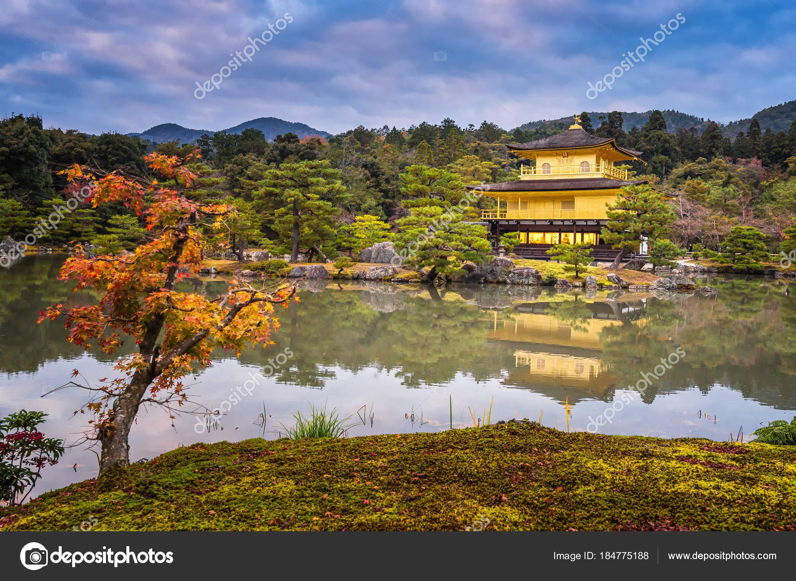 Templo De Kinkakuji O Templo Do Pavilhao Dourado Um Templo Budista Em Kyoto Japao Fotografia De Stock Editorial C Teddybearpicnic