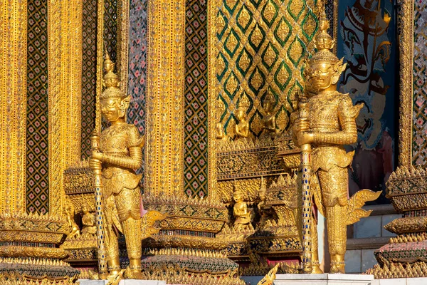 Templo Esmeralda Buda Wat Phra Kaew Templo Bangkok Thailnd — Fotografia de Stock