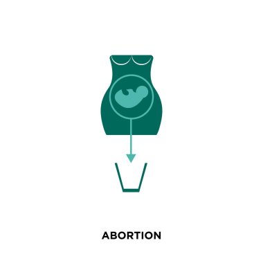 abortion icon isolated on white background for your web, mobile  clipart