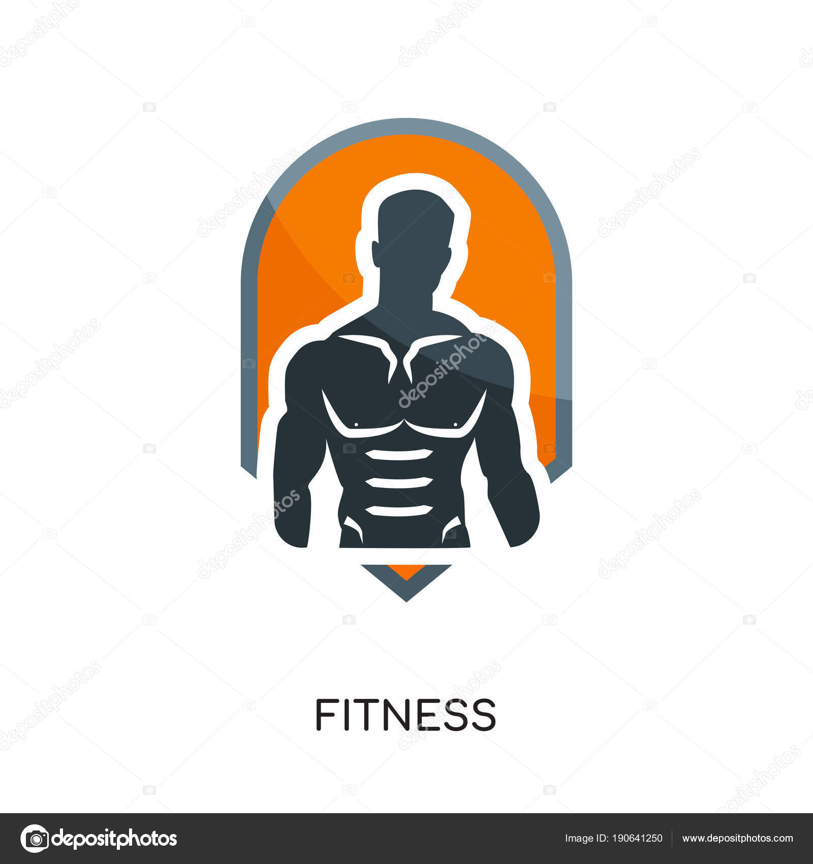 Logo Fitness Png Fitness Logo Png Isolated On White Background
