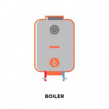 web, mobil için beyaz arka plan üzerinde izole kazan simgesi bir