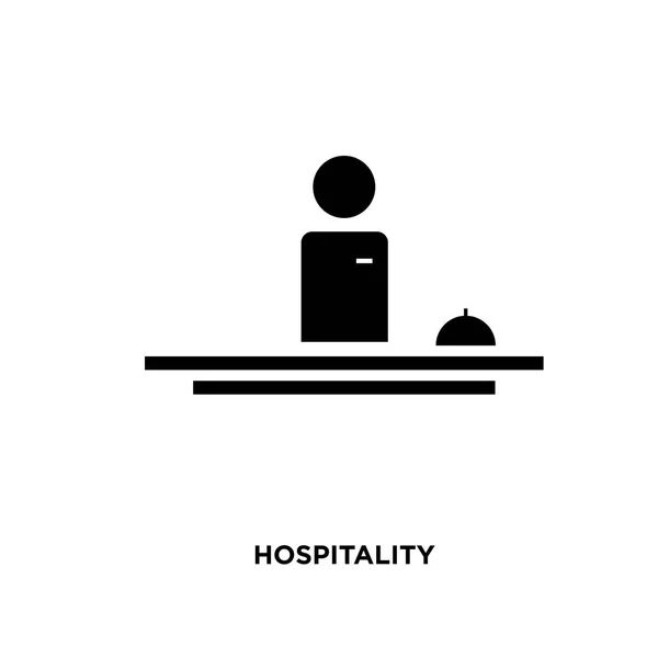 Ícone de hospitalidade isolado no fundo branco para o seu design web, móvel e aplicativo — Vetor de Stock