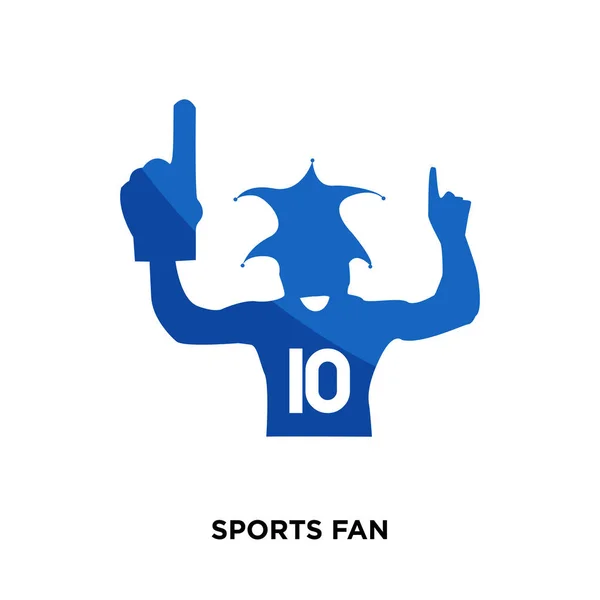 Icona del ventilatore di sport isolato su sfondo bianco per il tuo web, mobil — Vettoriale Stock