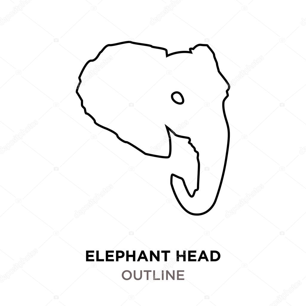 Free Free Elephant Outline Svg 635 SVG PNG EPS DXF File