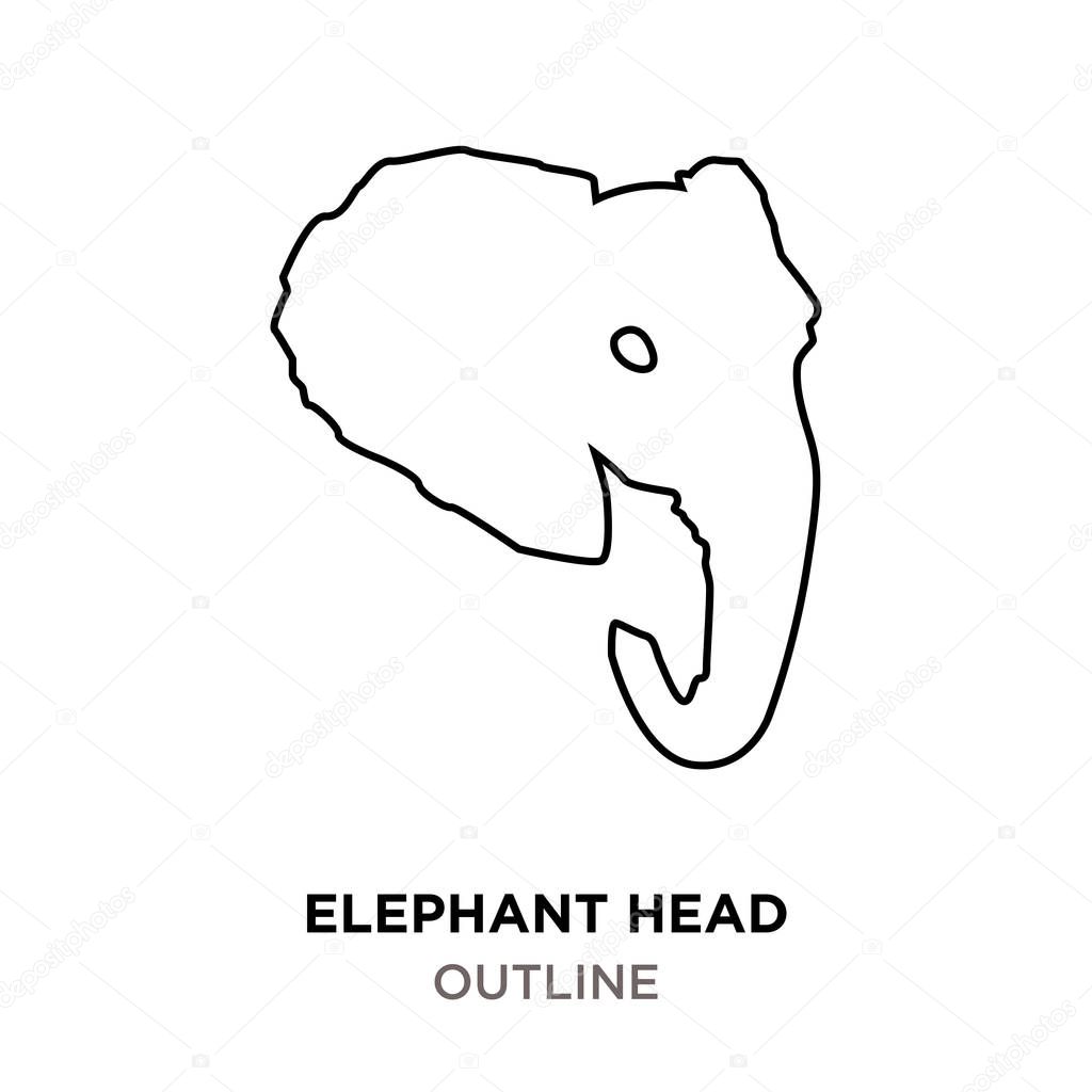 Free Free 195 Elephant Outline Svg SVG PNG EPS DXF File