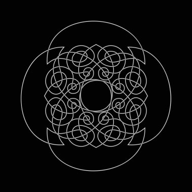 Yuvarlak Kelt süsleme