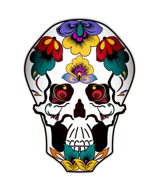 Vektör kafatasları çizimler 