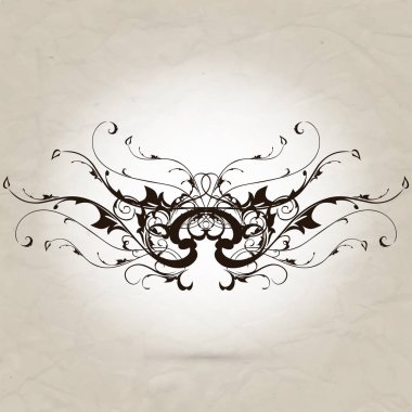 Tasarım, tebrik kartı, davet, menü, kapak için vintage ögesi