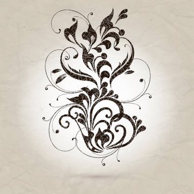 Tasarım, tebrik kartı, davet, menü, kapak için vintage ögesi