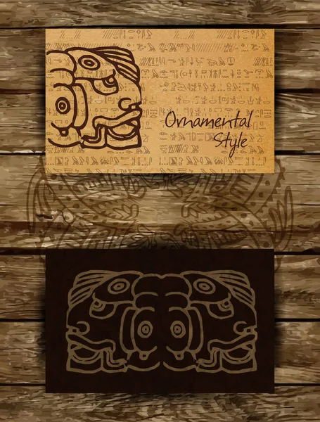 Antecedentes ornamentales con elemento Nacional Americano — Vector de stock