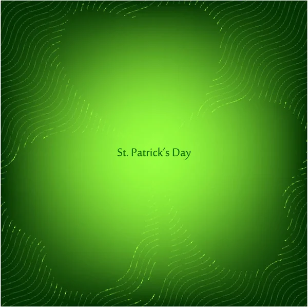 Bir St. Patrick'ın gün arka plan vektör çizim — Stok Vektör