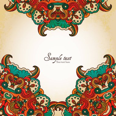 Yuvarlak dantel modeli süs, daire arka plan çoğu ile Orient geleneksel süs detayları. Oryantal motifi