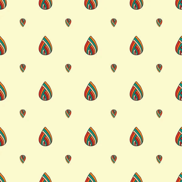 Fondo artesanal sin costuras Fondo vectorial para el diseño textil. Fondo de pantalla, fondo, patrón barroco — Archivo Imágenes Vectoriales