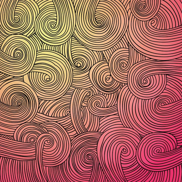 Textura ondulada lineal colorida . — Vector de stock