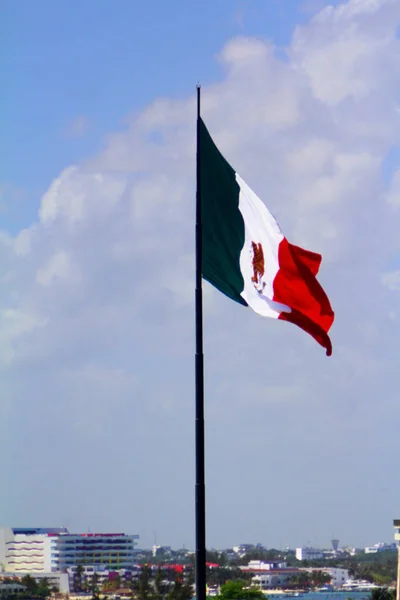 Orgulho Mexicano Bandeira Nacional — Fotografia de Stock