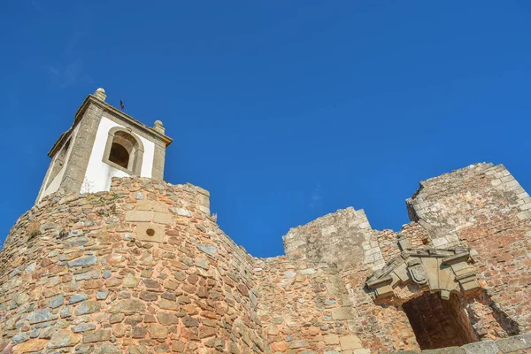 Középkori város, vár és a torony — Stock Fotó