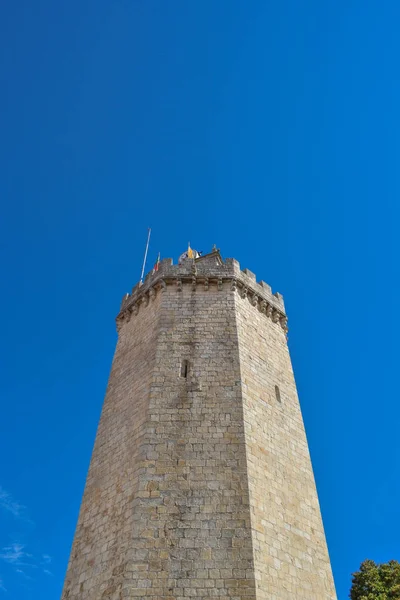 Medieval granite ruin tower — Stock Photo, Image