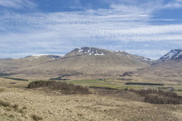 Μεγάλα βουνά θέα highlands της Σκωτίας — Φωτογραφία Αρχείου