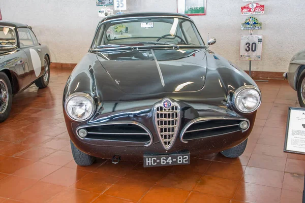 Caramulo Portugal 2018 Widok Przodu Klasycznego Samochodu Alfa Romeo 1900 — Zdjęcie stockowe