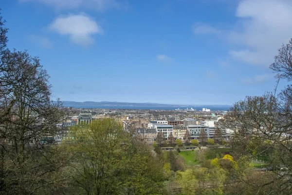 Edinburgh Scotland 2014 Άποψη Του Κέντρου Του Εδιμβούργου Στο Κέντρο — Φωτογραφία Αρχείου