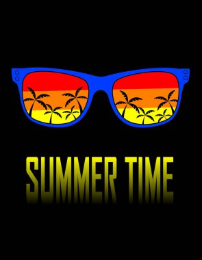 yansıması ile güneş gözlüğü